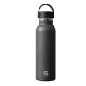 BOTELLA TERMO 600ML ACERO INOXIDABLE BASE SILICONA GRIS SAFTA