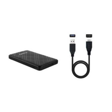 CARCASA EXTERNA HDD/SSD 2.5" SATAI,II,III CABLE USB MICRO-B A USB A