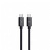 CABLE TRENZADO TIPO C A TIPO C 100W 2M NEGRO MAXLIFE