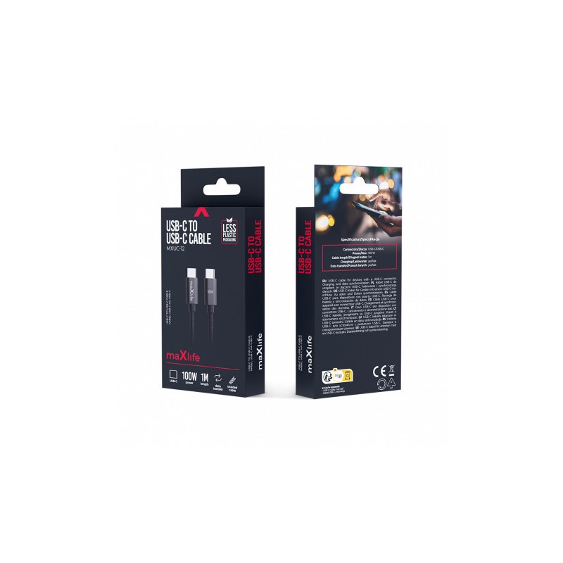 CABLE TRENZADO TIPO C A TIPO C 100W...