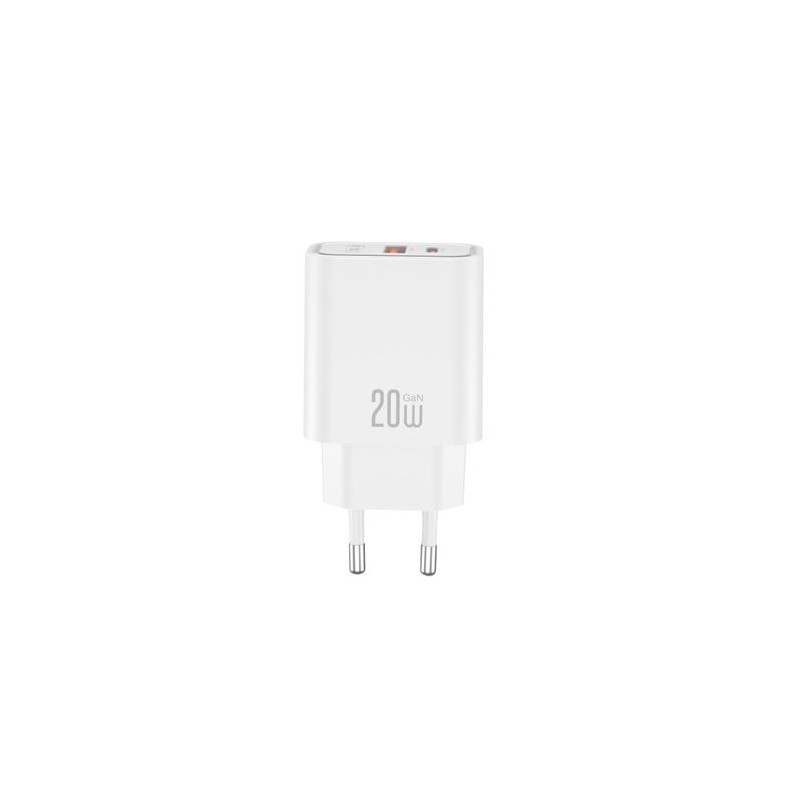CARGADOR USB 20W 1X USB-A Y 1X USB-C...
