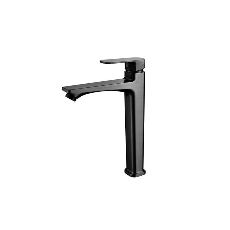 MONOMANDO LAVABO ALTO NEGRO FONTASTOCK
