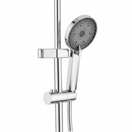 CONJUNTO DE DUCHA CON BARRA Y MONOMANDO CROMADO FONTASTOCK