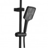 COLUMNA DE DUCHA COMPLETA SEL. BOTON DISPLAY NEGRA FONTASTOCK