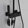 COLUMNA DE DUCHA COMPLETA SEL. BOTON DISPLAY NEGRA FONTASTOCK