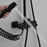COLUMNA DE DUCHA COMPLETA SEL. BOTON DISPLAY NEGRA FONTASTOCK