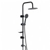 COLUMNA DE DUCHA VERTICAL SIN GRIFO NEGRA FONTASTOCK