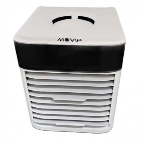 MINI CLIMATIZADOR PORTÁTIL 10W CON LUZ LED 7 COLORES MUVIP
