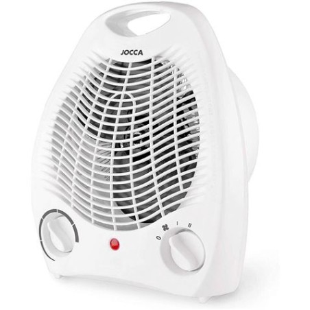 CALEFACTOR ELECTRICO 2000W FUNCION CALOR Y VENTILADOR 2 VELOCIDADES BLANCO