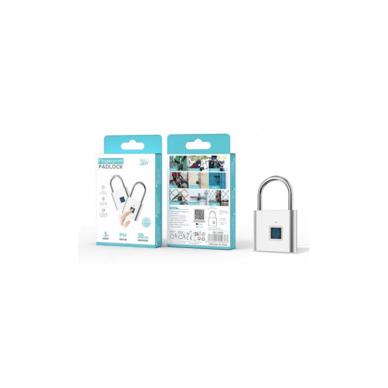 CANDADO INTELIGENTE IP54 CON HUELLA DACTILAR JZ11