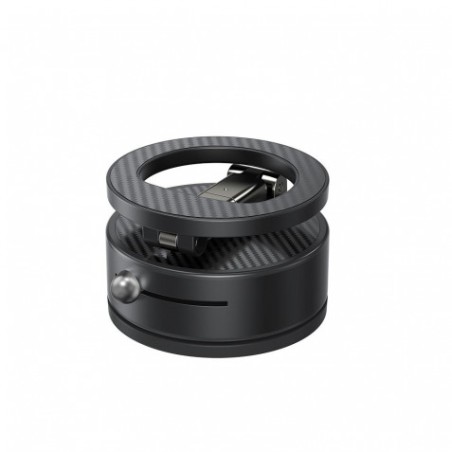 SOPORTE COCHE SMARTPHONE POR VACIO / MAGNETICO C188 NEGRO XO