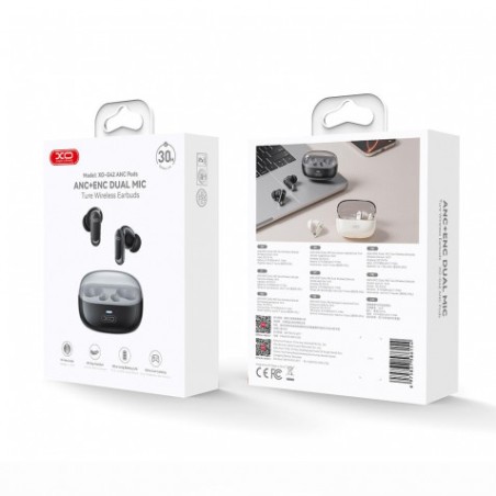 AURICULARES TWS BLUETOOTH CON CANCELACION RUIDO G42 NEGRO XO