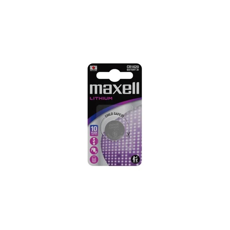 PILA CR1620 LITHIUM 3V MAXELL
