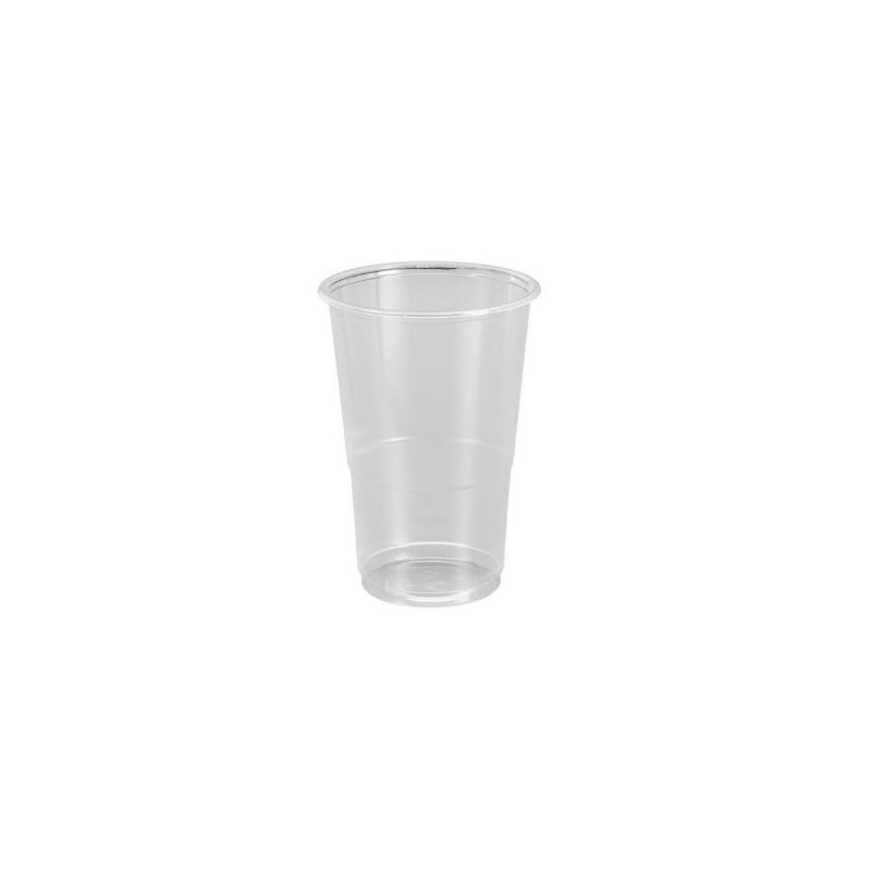 PACK 50 VASOS PLASTICOS TRANSPARENTE 250CC ALGON