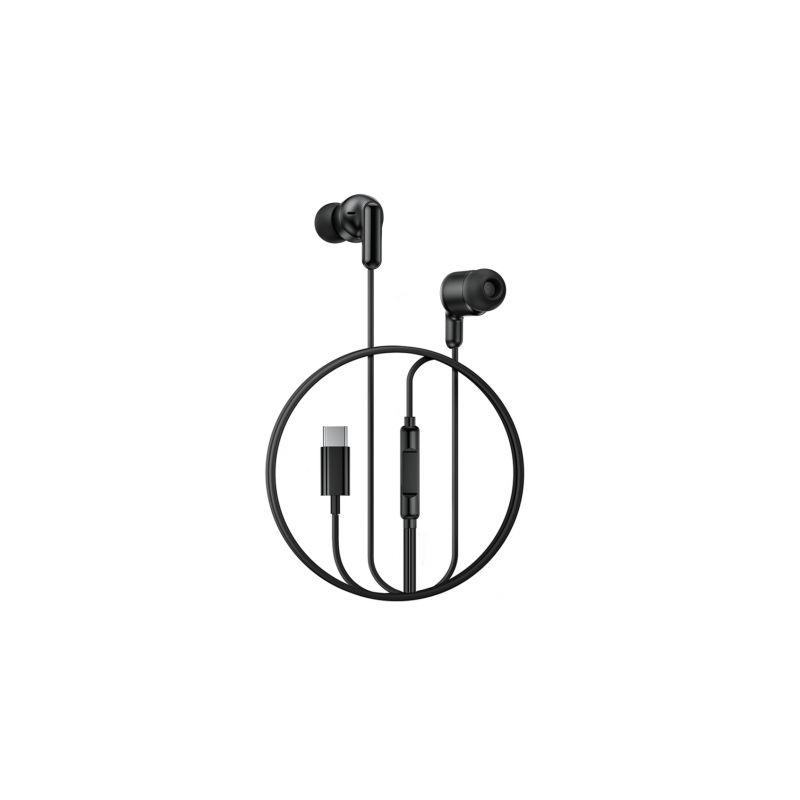 AURICULAR CON MICROFONO CON PUERTO USB-C EP84 NEGRO XO