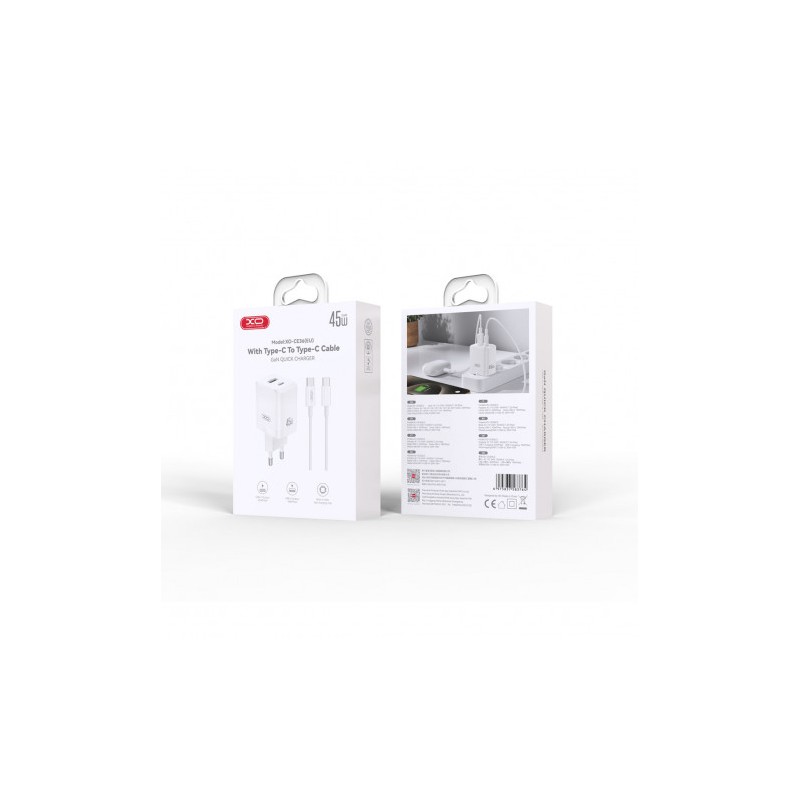 CARGADOR USB+USB-C 45W CON CABLE...