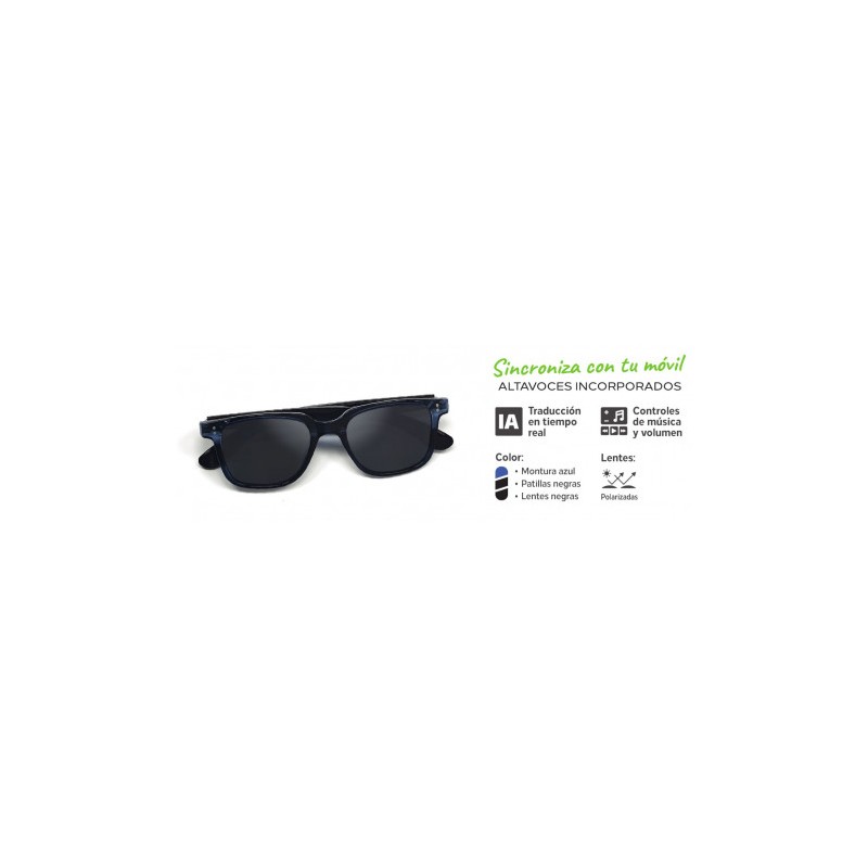 GAFAS BLUETOOTH CON AUDIO-X Y APP...