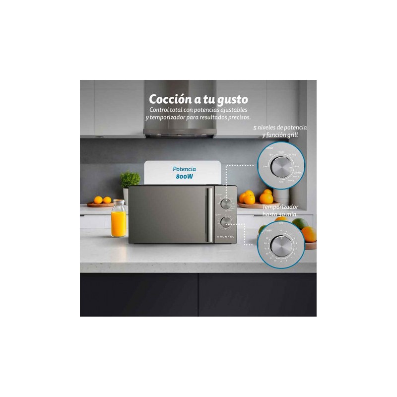 MICROONDAS CON GRILL 20 LITROS 800W...