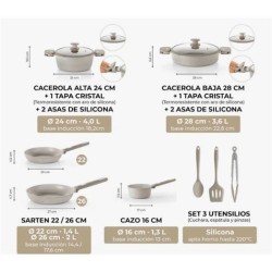 BATERIA DE COCINA 10 PIEZAS... 2