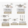 BATERIA DE COCINA 10 PIEZAS DENMARK MONIX