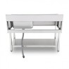 FREGADERO INDUSTRIAL 140X70X85CM CUBETA DERECHA Y ESTANTE CHEF PRO