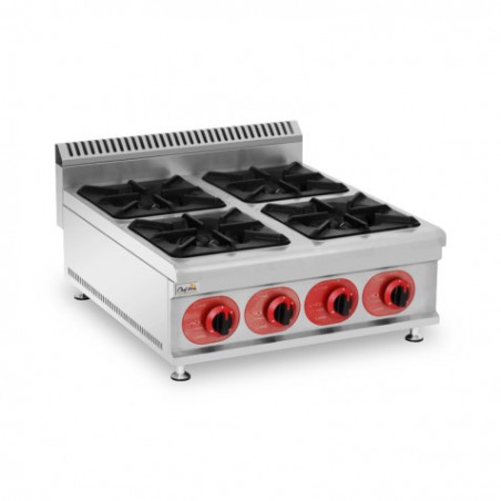COCINA A GAS PROFESIONAL 4 FUEGOS CHEF PRO