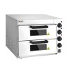 HORNO DE PIZZA ELÉCTRICO PROFESIONAL 2 CÁMARAS 3000W CHEF PRO