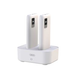 PACK BASE CARGA + 2 X POWERBANK PR151 10000MAH | USB + TIPO C | LCD XO - XOPR151-1