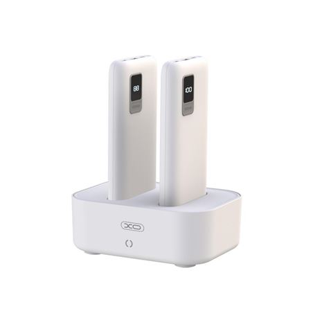 PACK BASE CARGA + 2 X POWERBANK PR151 10000MAH | USB + TIPO C | LCD XO - XOPR151-1