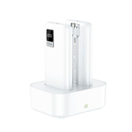 PACK BASE CARGA + 2 X POWERBANK PR151 10000MAH | USB + TIPO C | LCD XO - XOPR151-5