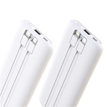 PACK BASE CARGA + 2 X POWERBANK PR151 10000MAH | USB + TIPO C | LCD XO - XOPR151-4