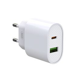 CARGADOR DE CORRIENTE L81A 20W TIPO C + USB QC 3.0 XO - XOL81A