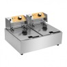 FREIDORA ELÉCTRICA PROFESIONAL DOBLE 9+9 LITROS 2X2500W CHEF PRO