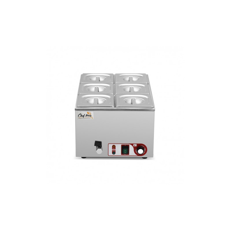 BAÑO MARIA INDUSTRIAL 6 CUBETAS 1200W...
