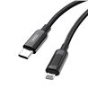 CABLE NBQ203A LIGHTNING A TIPO C 20W | DISPLAY LED NEGRO XO - XONBQ203ABK