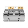 FREIDORA ELÉCTRICA PROFESIONAL 16+16 LITROS 2X3000W CHEF PRO