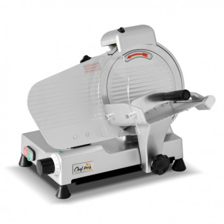 CORTADORA DE CARNE Y FIAMBRE PROFESIONAL 250MM, 240W CHEF PRO
