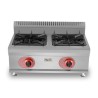COCINA A GAS PROFESIONAL 2 FUEGOS CHEF PRO