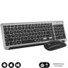 COMBO TECLADO Y RATON WIRELESS Y BLUETOOTH PRESTIGE EXTENDIDO NEGRO SUBBLIM