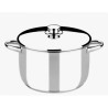 OLLA DE ACERO INOXIDABLE 30CM 12 LITROS OPTIMA CON TAPA ACERO MONIX
