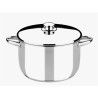 OLLA DE ACERO INOXIDABLE 18CM 3 LITROS OPTIMA CON TAPA ACERO MONIX