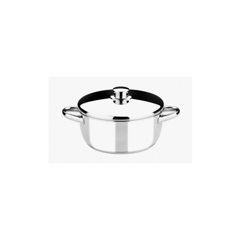CACEROLA ACERO INOXIDABLE 16CM 1.5 LITROS OPTIMA CON TAPA ACERO MONIX
