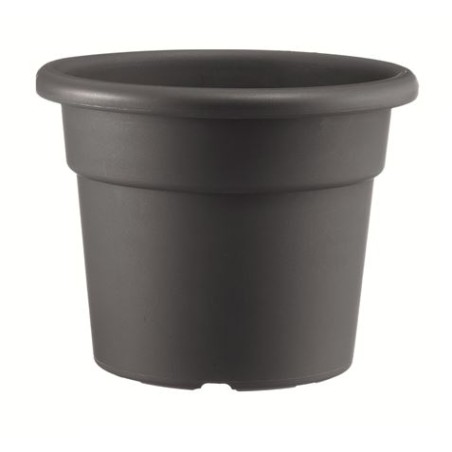 MACETA REDONDA DIAMETRO 18CM ANTRACITA ARTPLAST