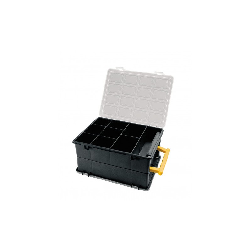 ORGANIZADOR DOBLE PLÁSTICO 242×188×120MM CON DIVISORES ARTPLAST