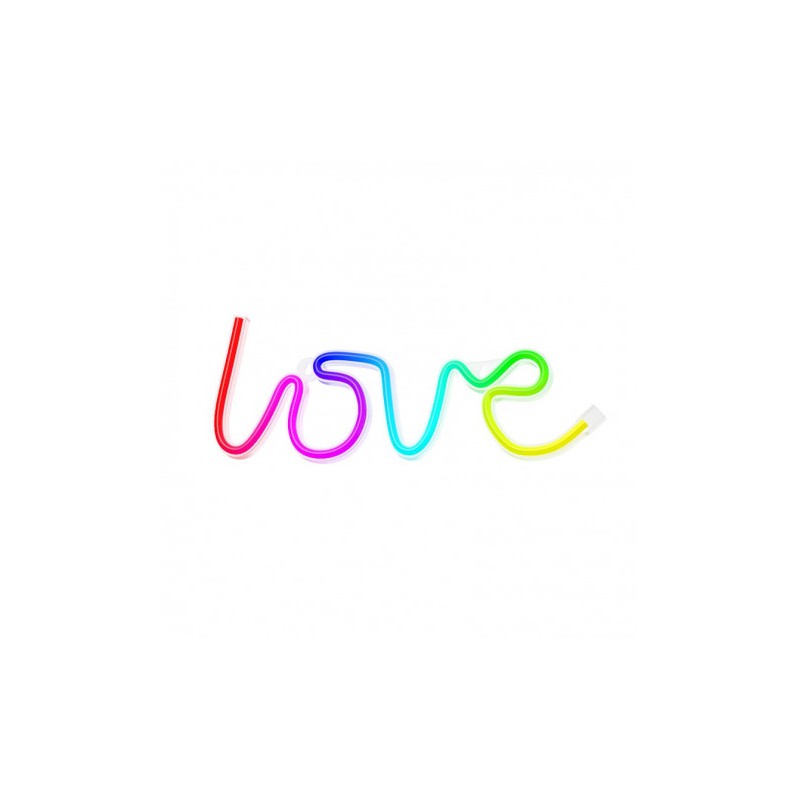 LAMPARA DECORATIVA NEON LED LOVE FOREVER