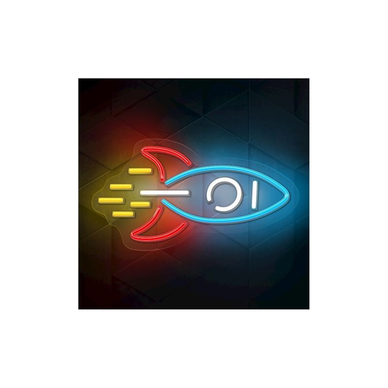 LAMPARA DECORATIVA NEON LED ROCKET...