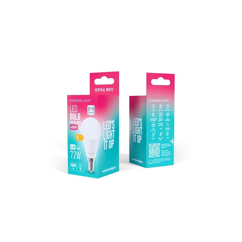BOMBILLA LED G45 | 8.5W | 1000LM |...