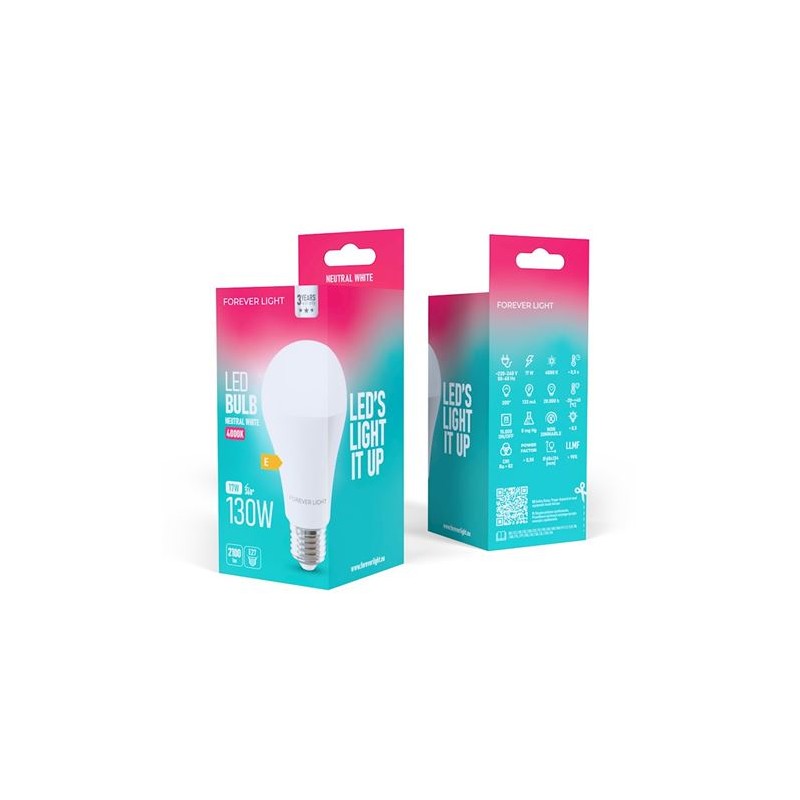 BOMBILLA LED A65 | 17W | 2100LM | E27...