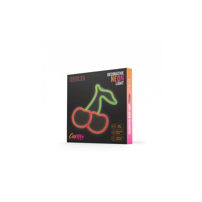 LAMPARA DECORATIVA NEON LED CHERRY...
