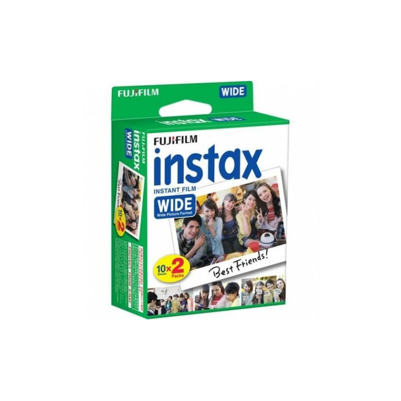 PACK 20 PELICULAS DE FOTO INSTANTANEAS 99X62MM INSTAX